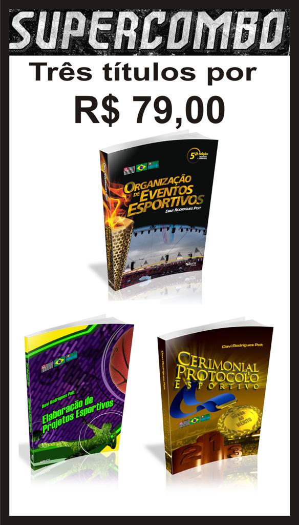 Combo 3 Livros R$79,00